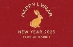 Rockland Park Red Golden Modern Happy Lunar New Year Facebook Post